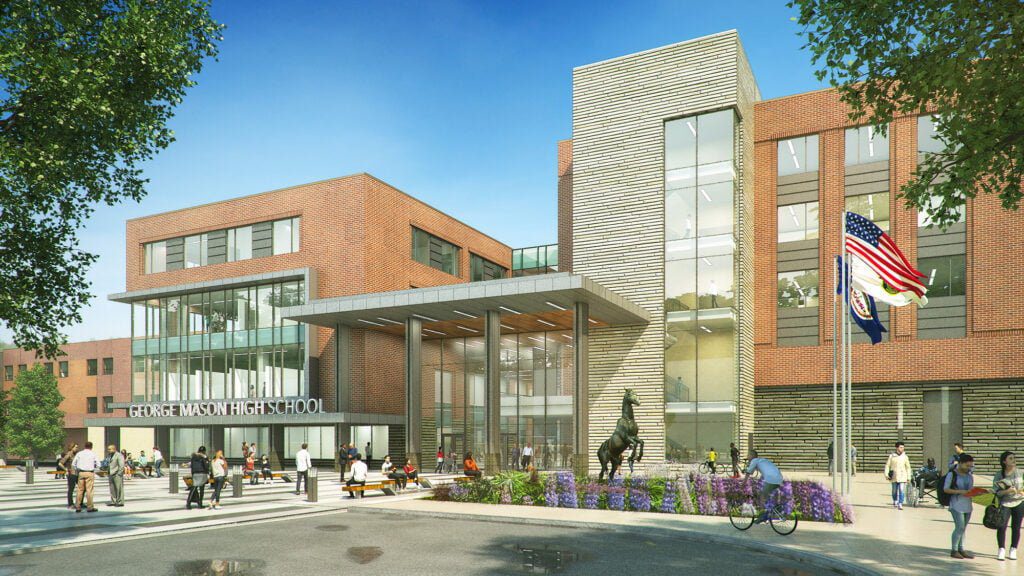 Meridian High School formally George Mason High school rendering