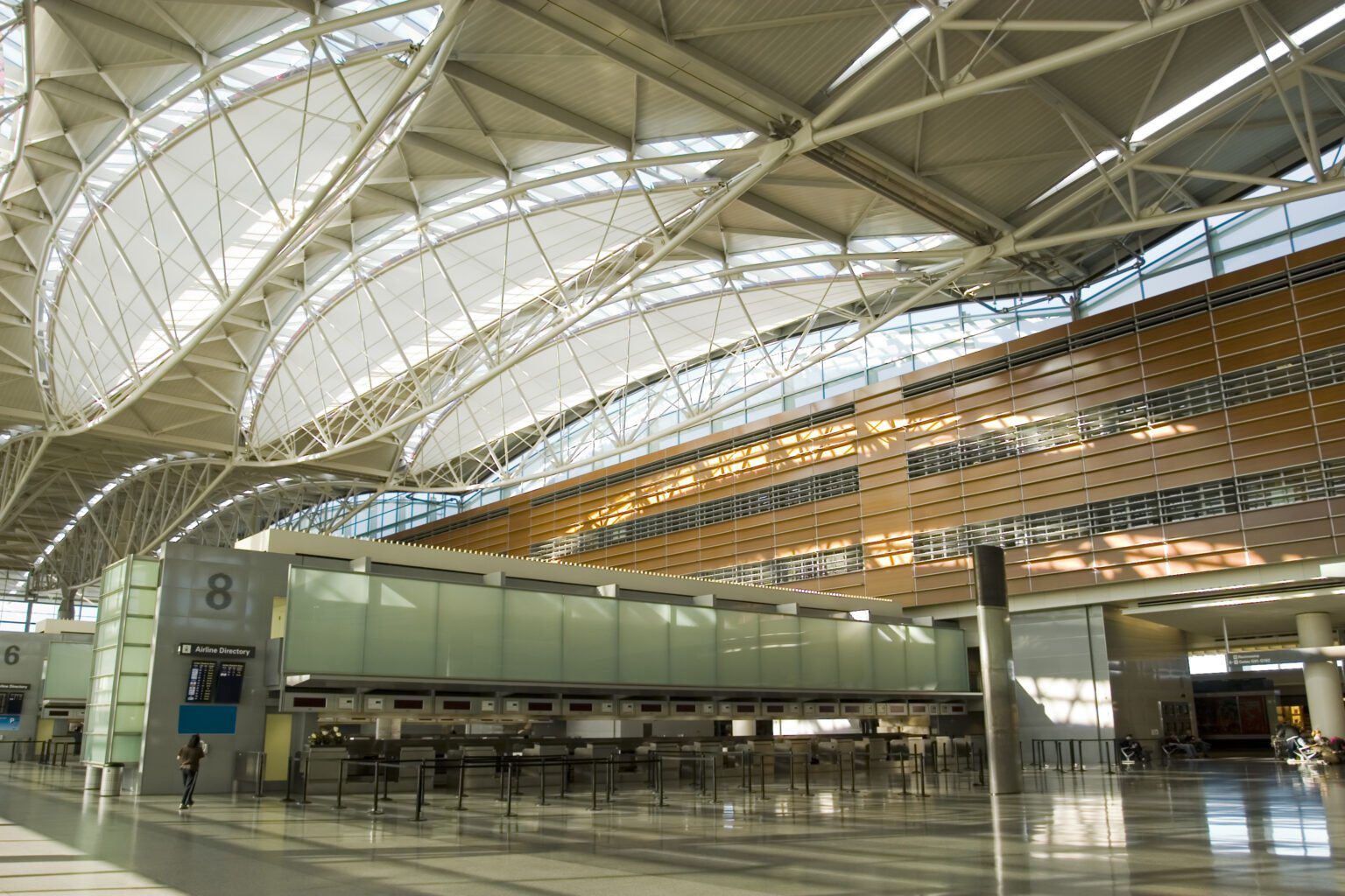 San Francisco Airport terminal interior aviation cost estimating