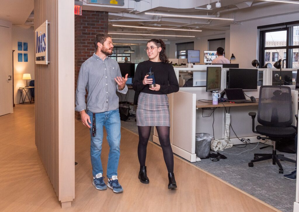 Axias employees in office